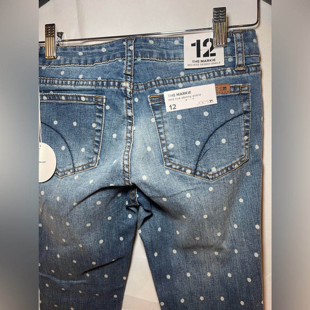 Joe's So Soft Girls Polka Dot Distress Jeans Size 12 NWT - Picture 10 of 10